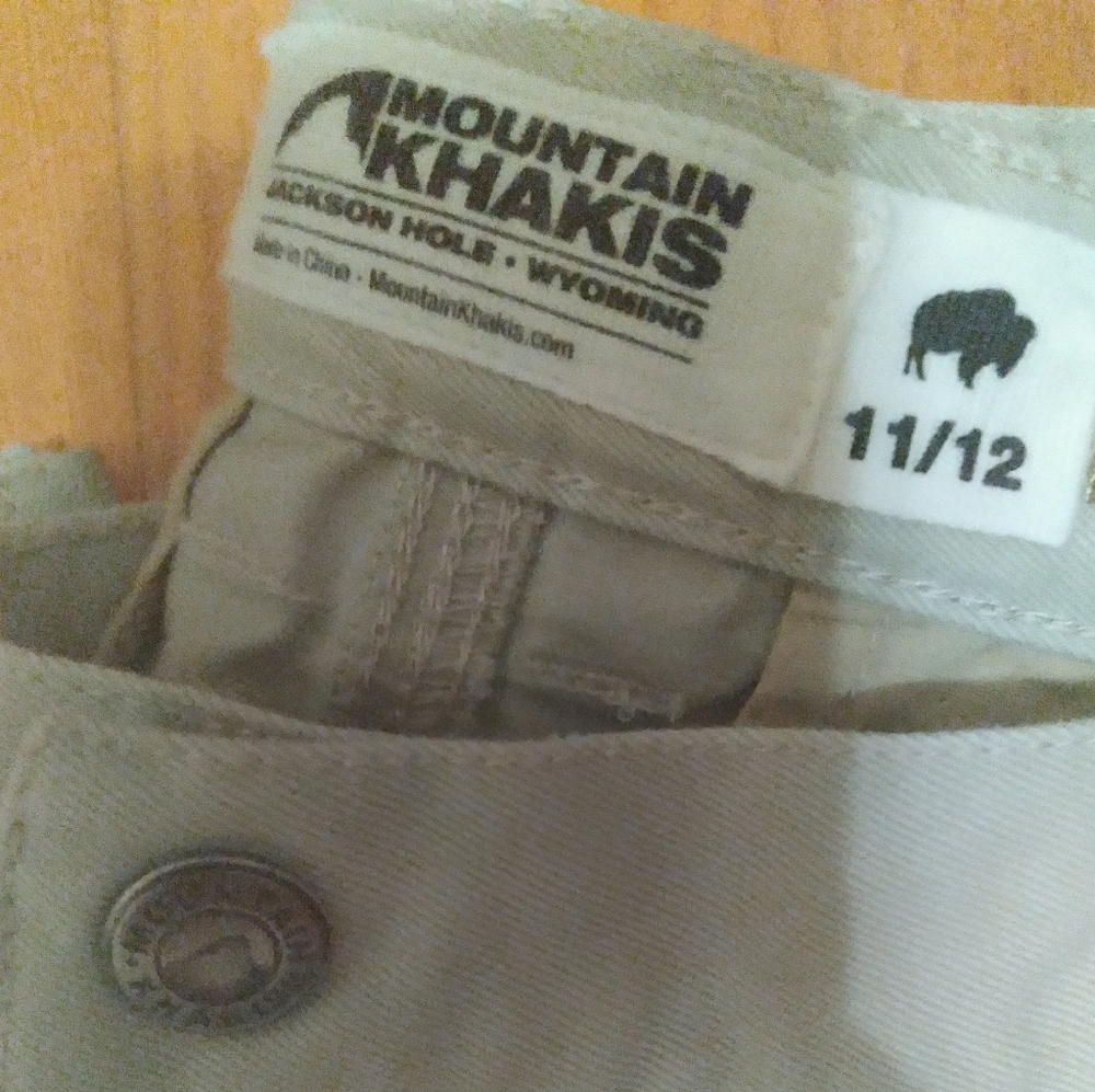 Mountain Khakis Kids Durable Gorpcore Outdoors Casual Pants Size 11/12